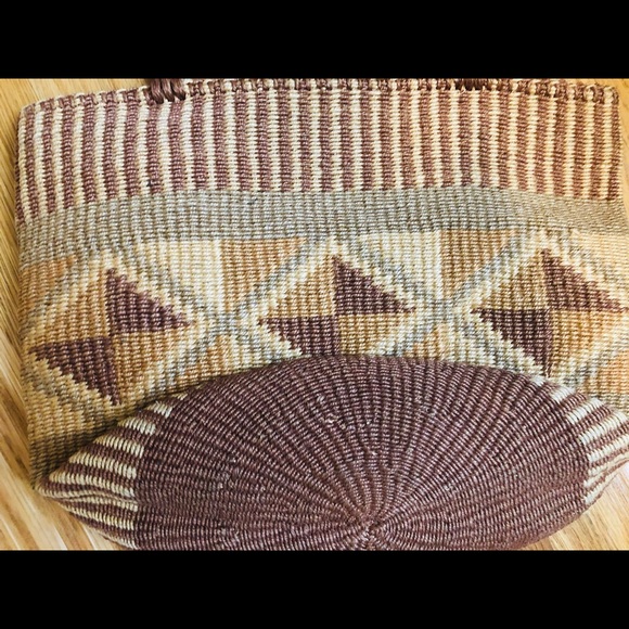 Ethnic straw market bag - Picture 4 of 6